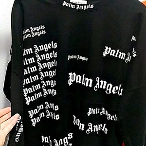 Palm Angels All-over print Longsleeve tee